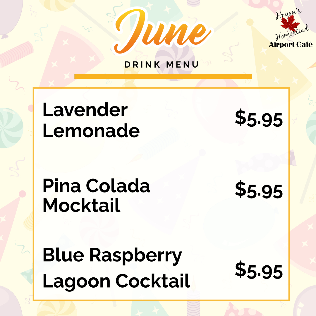 June Beverage Menu