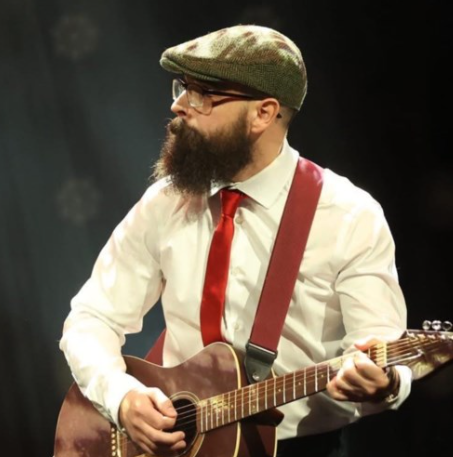 musician with guitar