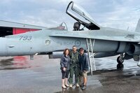 Sault-born CF-18 pilot, parents grateful for hometown flyover