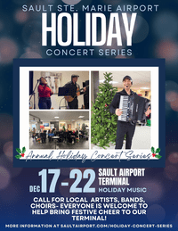  Holiday Concert Series Kicks Off Tomorrow at Sault Airport! 
